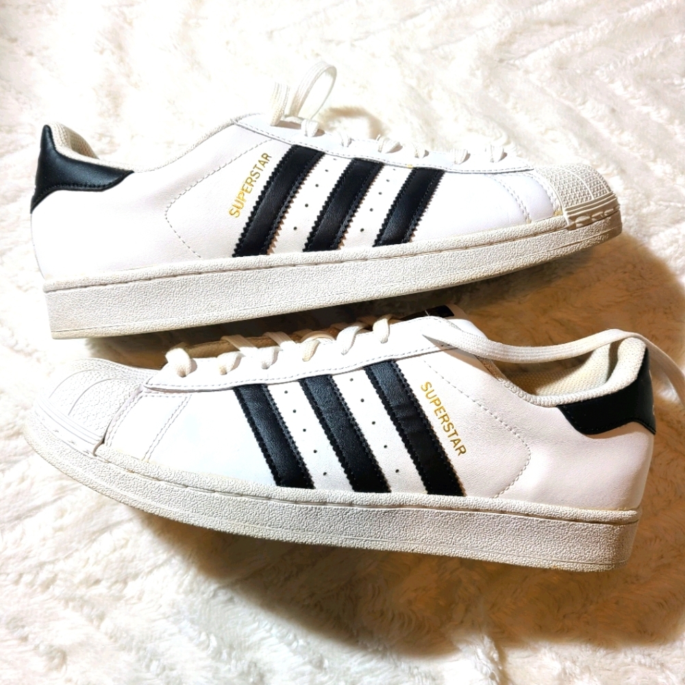 Adidas Superstar Men Shoes - White/Black 